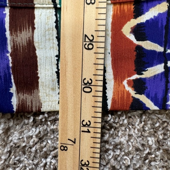 Vintage 80s Funky Colorful Graff Lightweight Blazer Size 16 - Picture 5 of 11